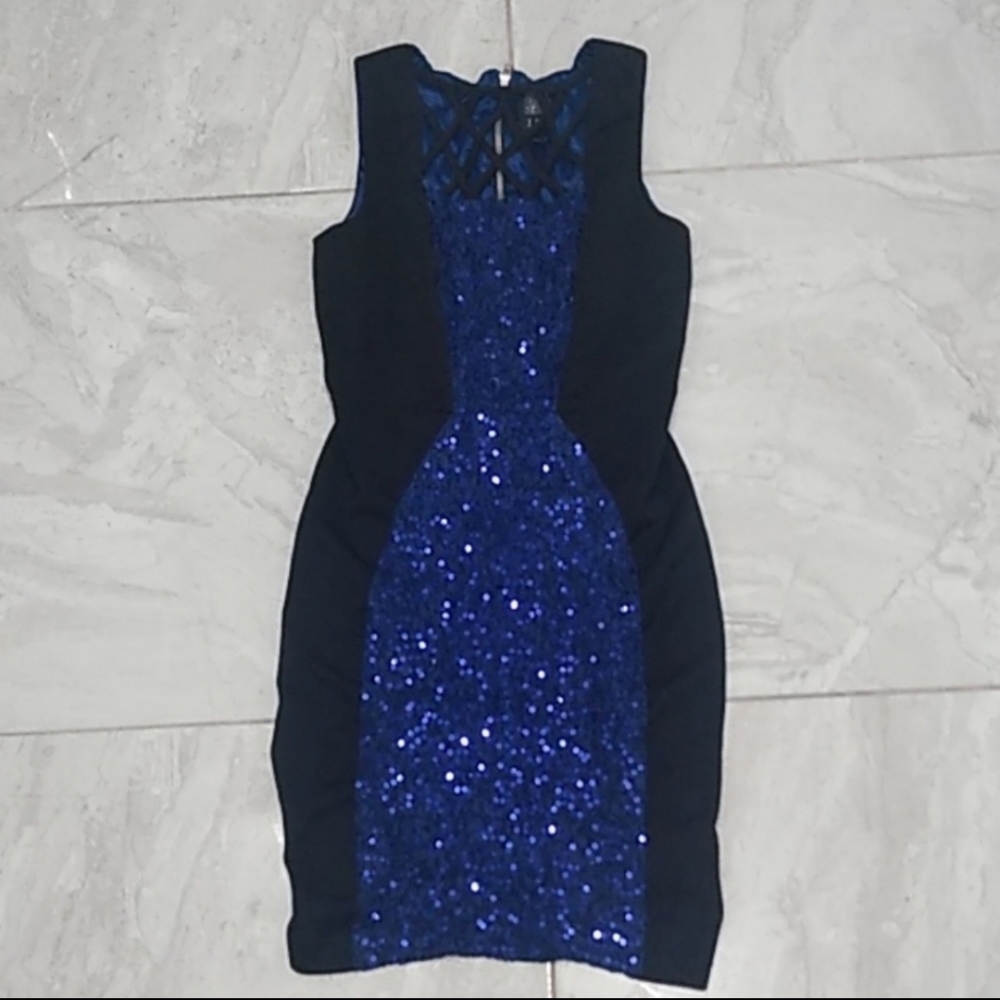 Jax Sequin Cocktail Dress. Size 12
